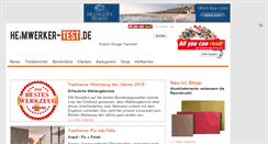 Desktop Screenshot of heimwerker-test.de